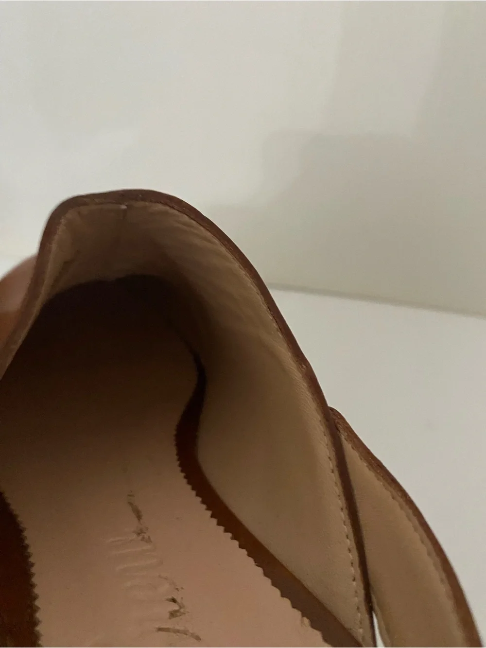 Women's Brown Leather Clog Mules with Studded Wood-Look Sole